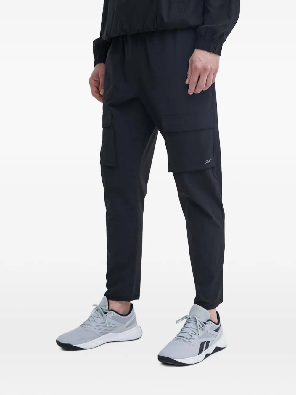Reebok logo-detail cargo-pocket trousers - Schwarz