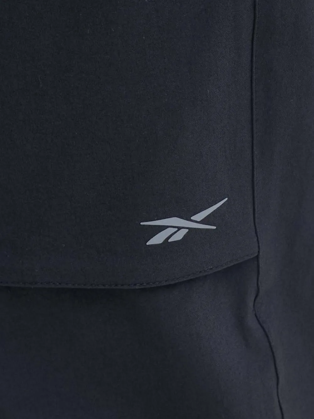 Reebok logo-detail tapered cargo pants Zwart