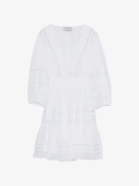 ERMANNO FIRENZE vestido corto de encaje