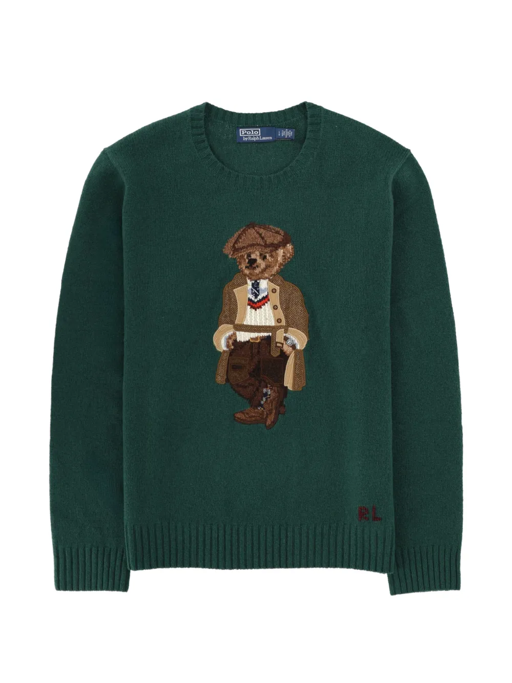 Polo Ralph Lauren embroidered crew neck sweater - Grün