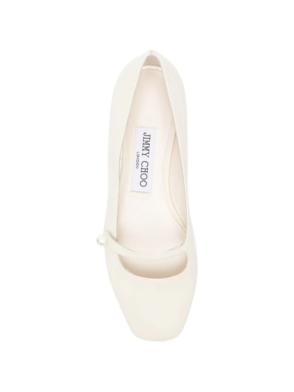 Jimmy Choo Elisa ballerina's Beige