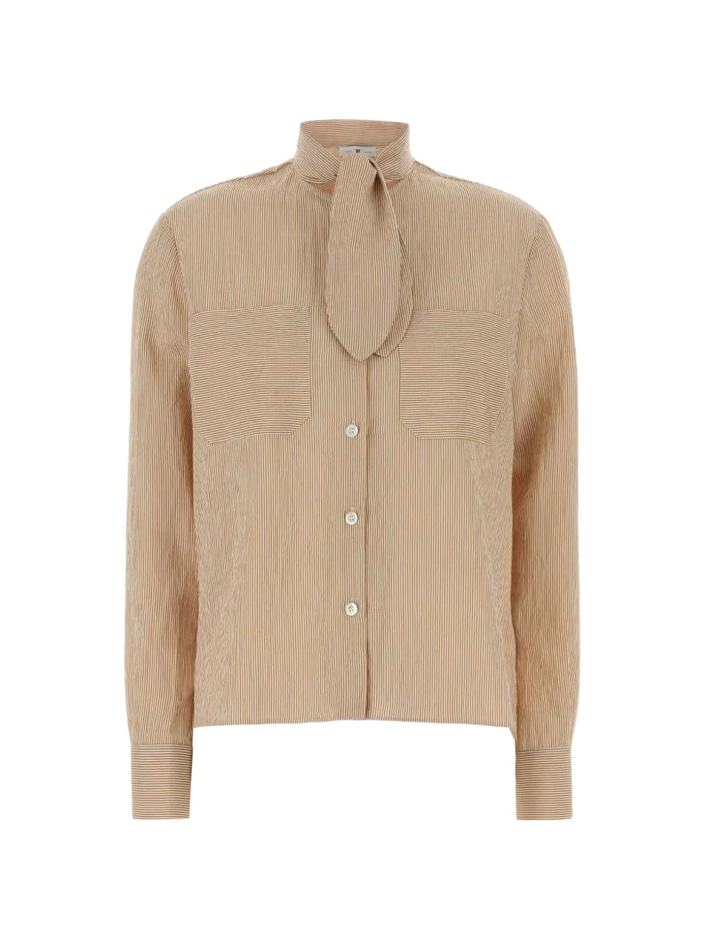 PT Torino Viola striped shirt - Toni neutri