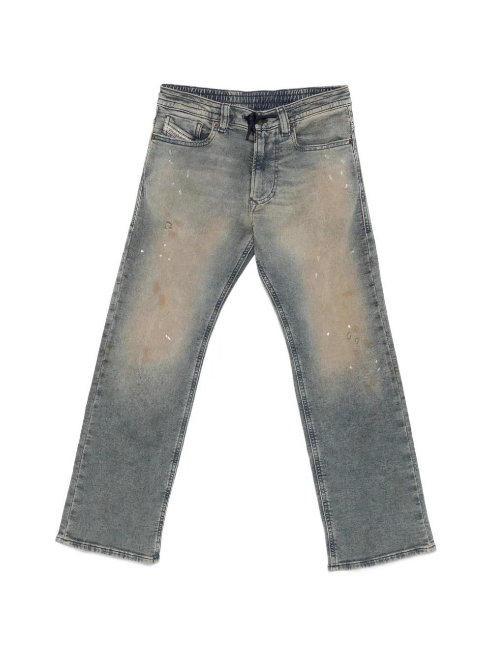 Diesel Kids distressed-effect jeans - Blu