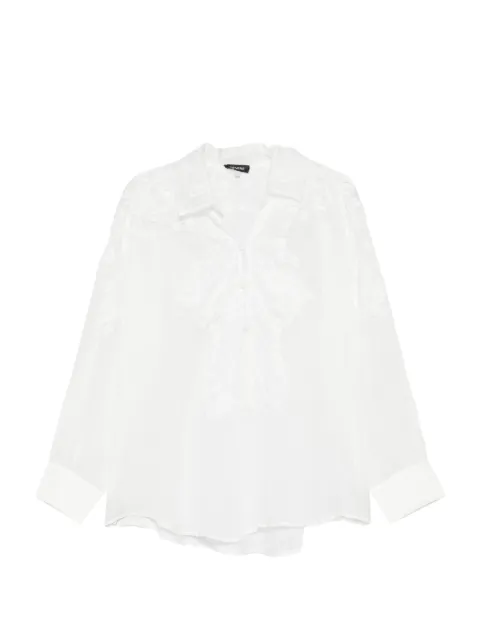 Cenere GB floral-lace blouse