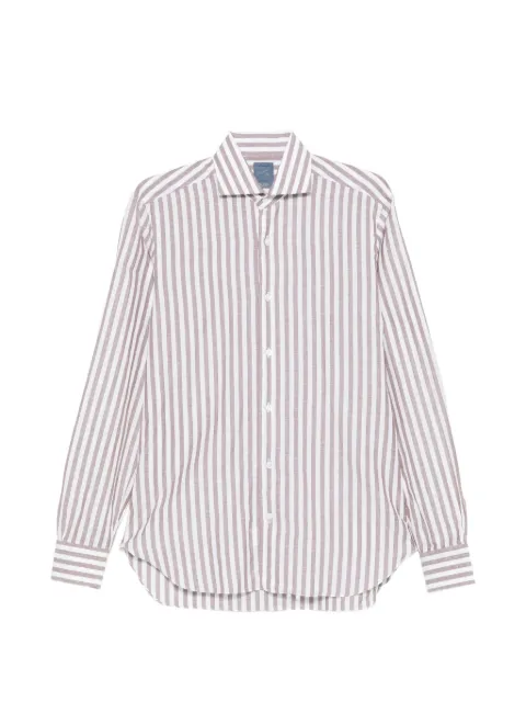 Barba striped long-sleeve shirt