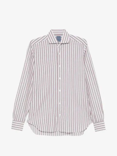 Barba striped long-sleeve shirt
