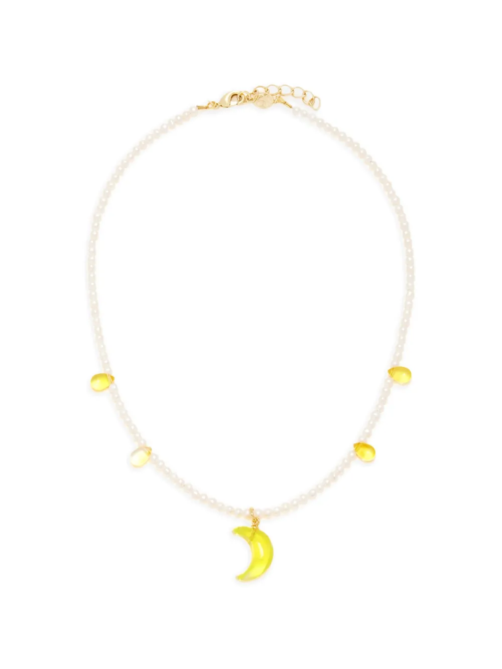 Sandralexandra Collana Lunar and Teardrop - Giallo