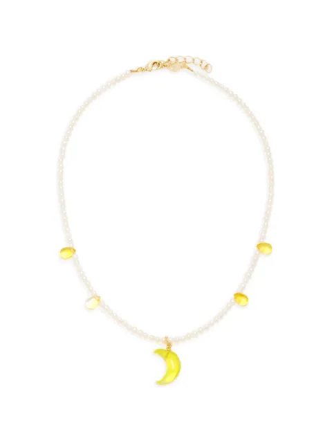 Sandralexandra Lunar and Teardrop necklace