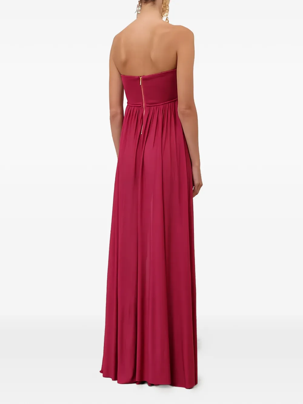 ZIMMERMANN Luna mouwloze maxi-jurk Roze