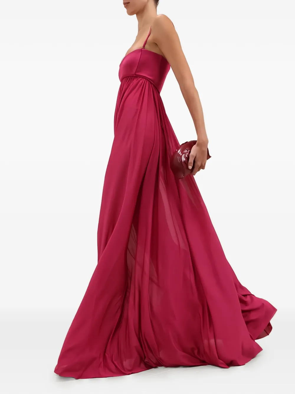 ZIMMERMANN Luna mouwloze maxi-jurk Roze