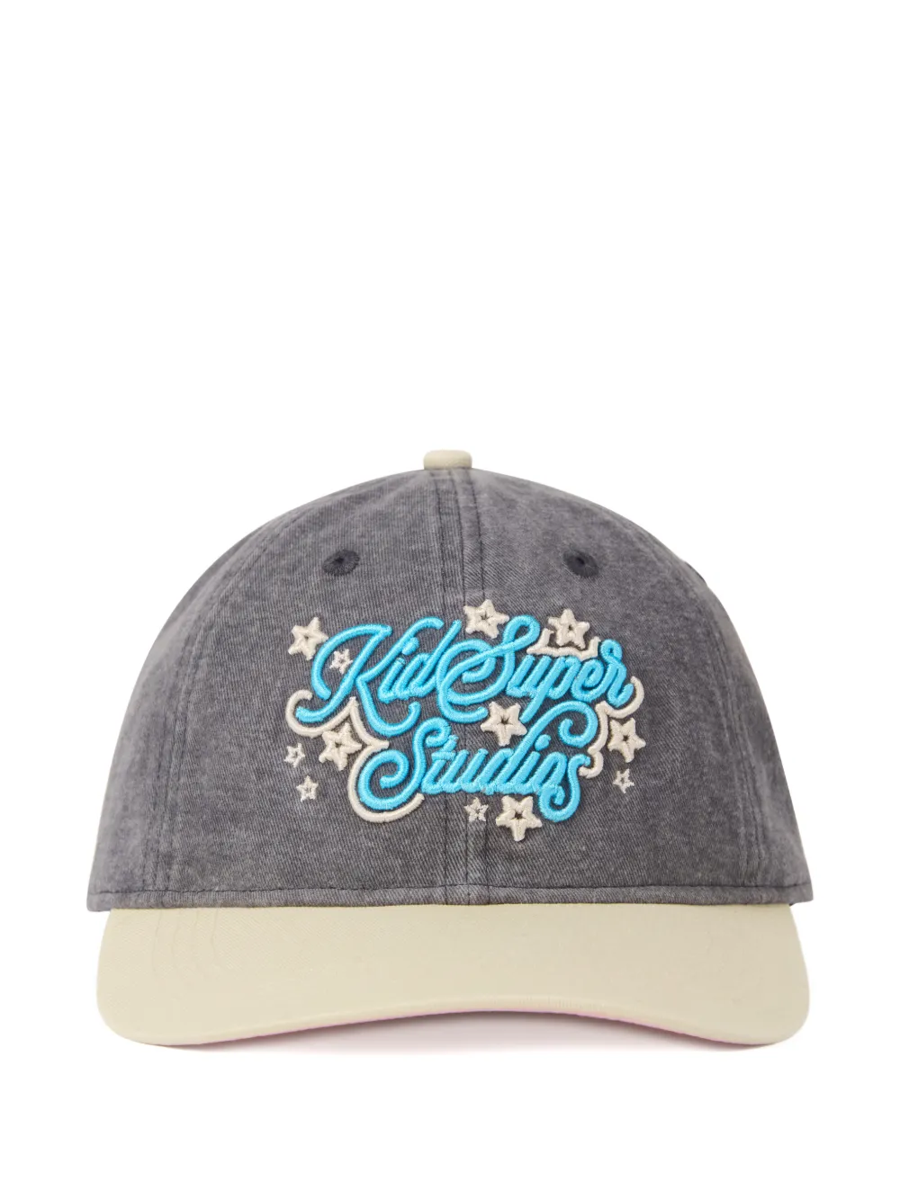 KidSuper embroidered-logo cap - Grigio