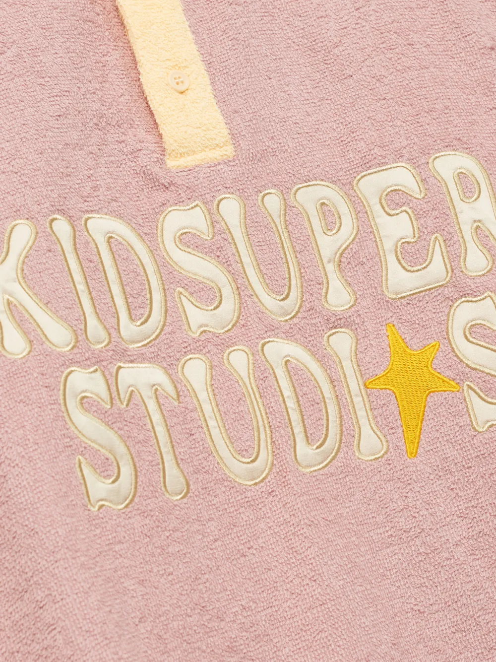 KidSuper Poloshirt met colourblocking en sterren Roze