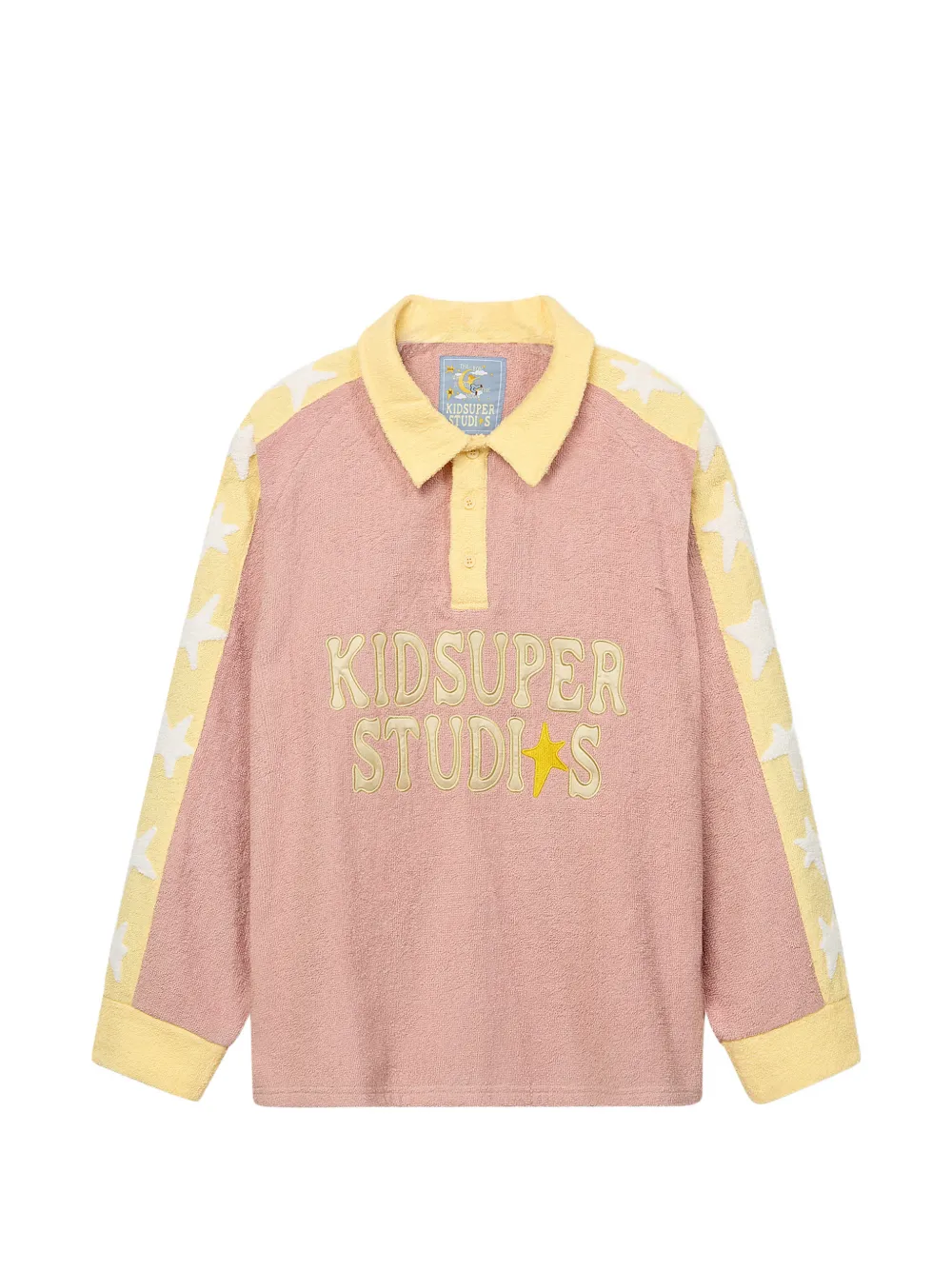 KidSuper stars colourblock polo shirt - Rosa