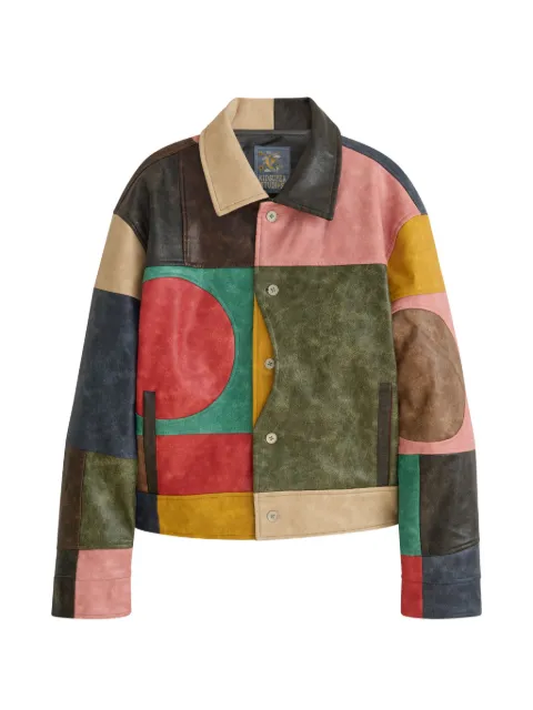 KidSuper patchwork leather jacket