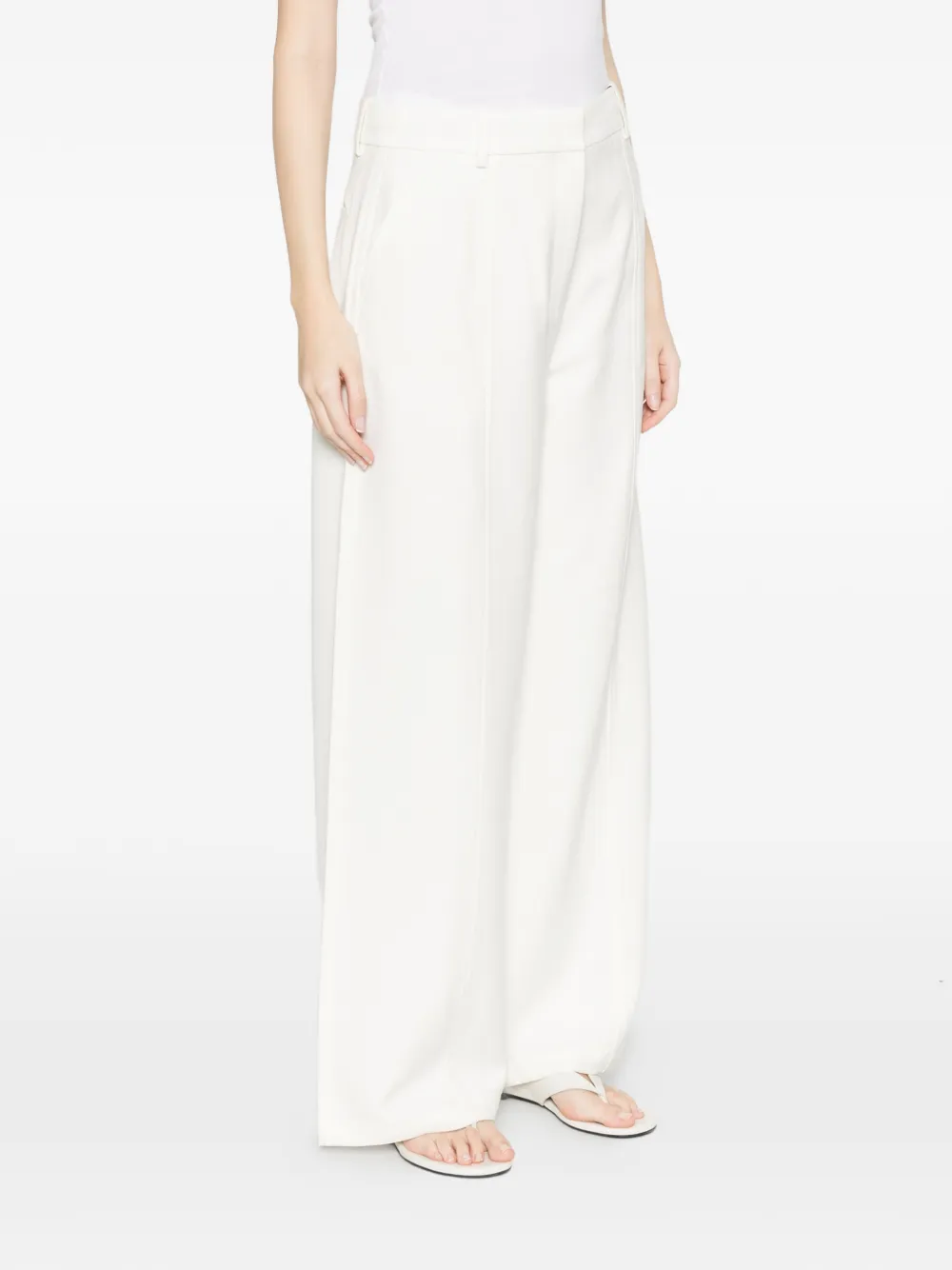  Calvin Klein Wide-leg Trousers - Neutrals 