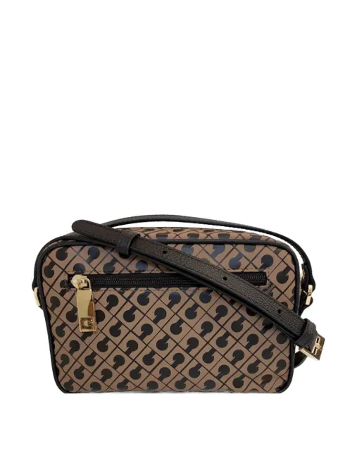 Gherardini logo-pattern camera crossbody bagcrossbody camera pattern satchel bag