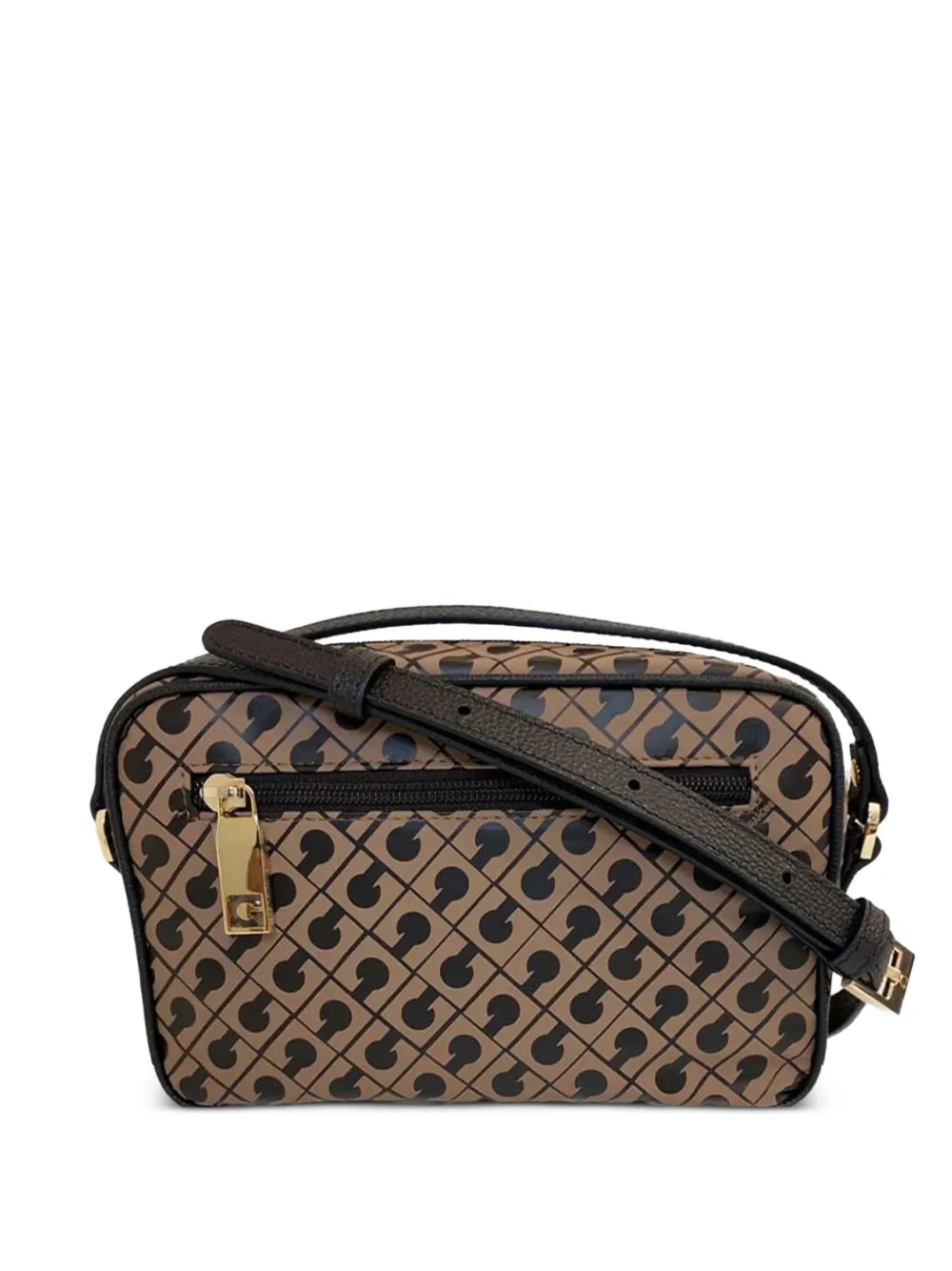 Gherardini logo-pattern camera crossbody bagcrossbody camera pattern satchel bag - Toni neutri