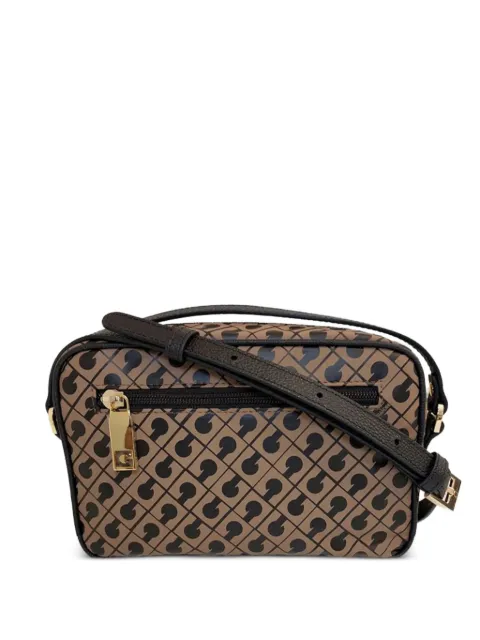 Gherardini logo-pattern camera crossbody bagcrossbody camera pattern satchel bag