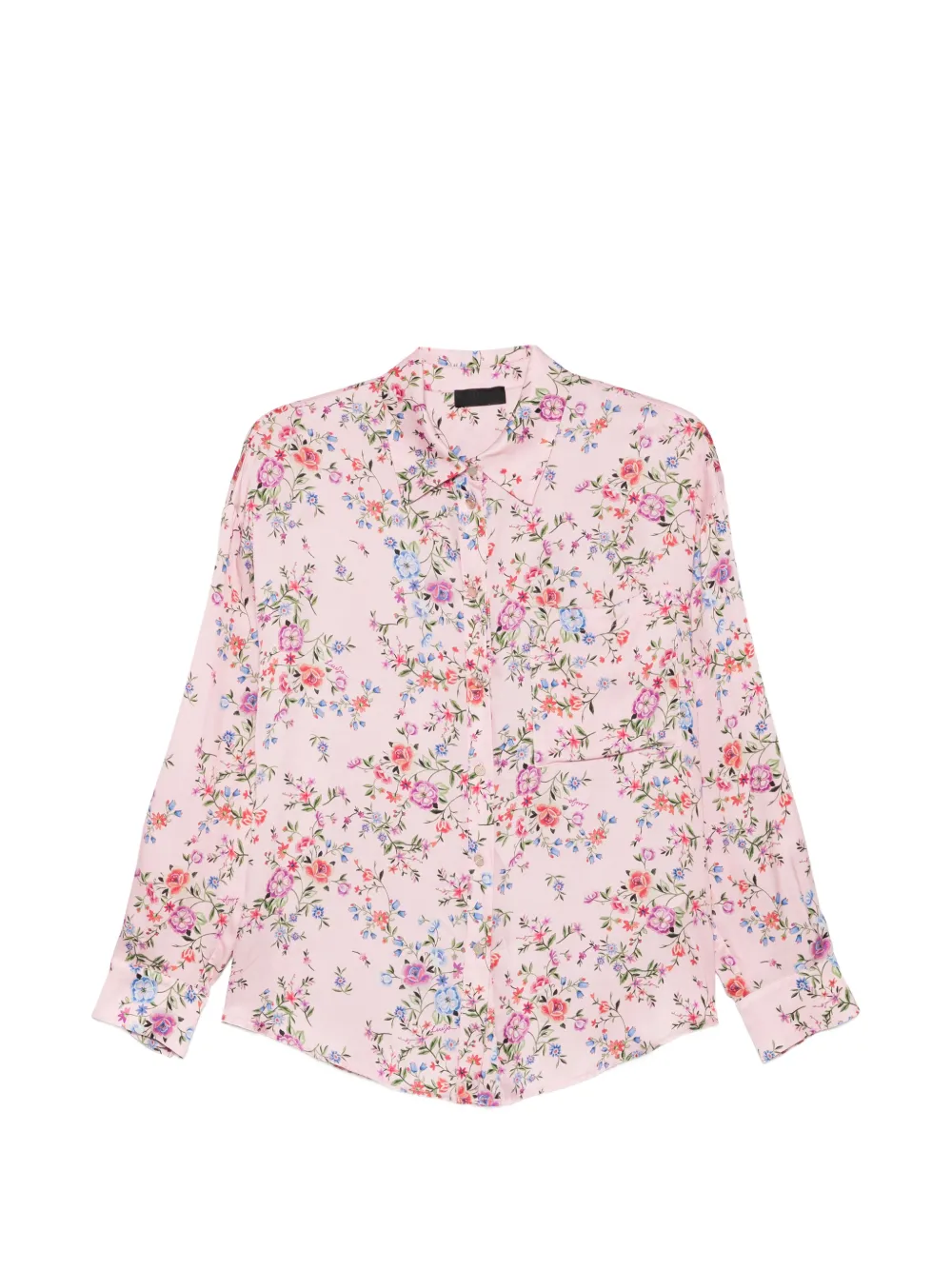 Liu •jo Floral Shirt In Pink
