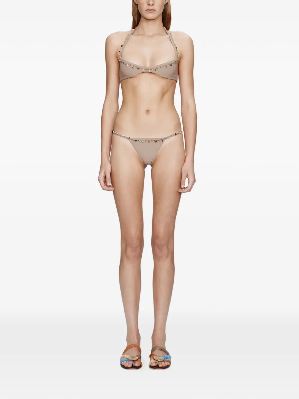 Christopher Esber Bragas De Bikini Beach Quartz - Neutro 