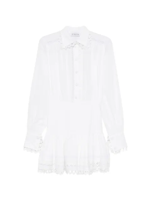 Les Filles d'Eva lace-trim mini dress