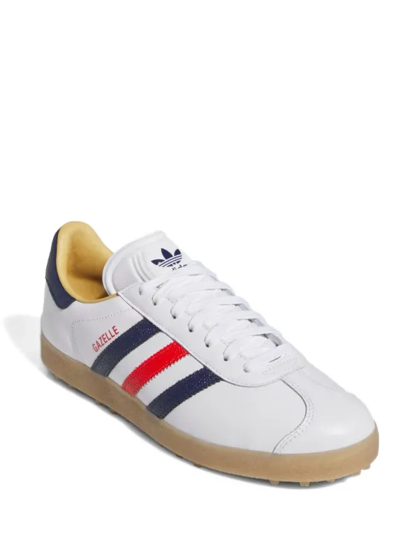 Adidas Gazelle Spikeless Golf レザースニーカー | ホワイト
