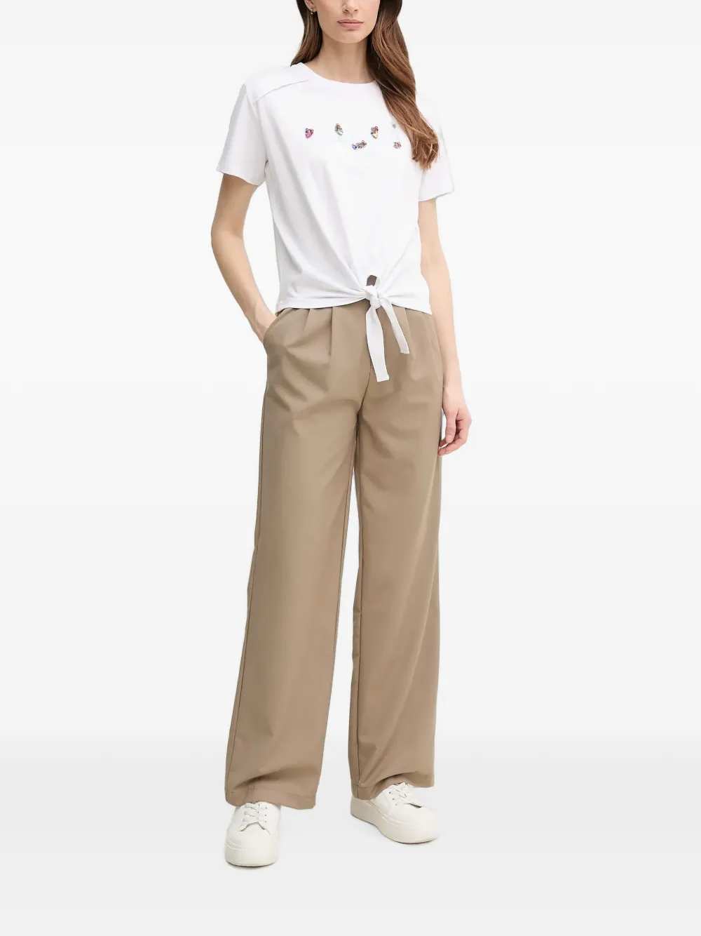 Gaudi T-shirt met korte mouwen Wit
