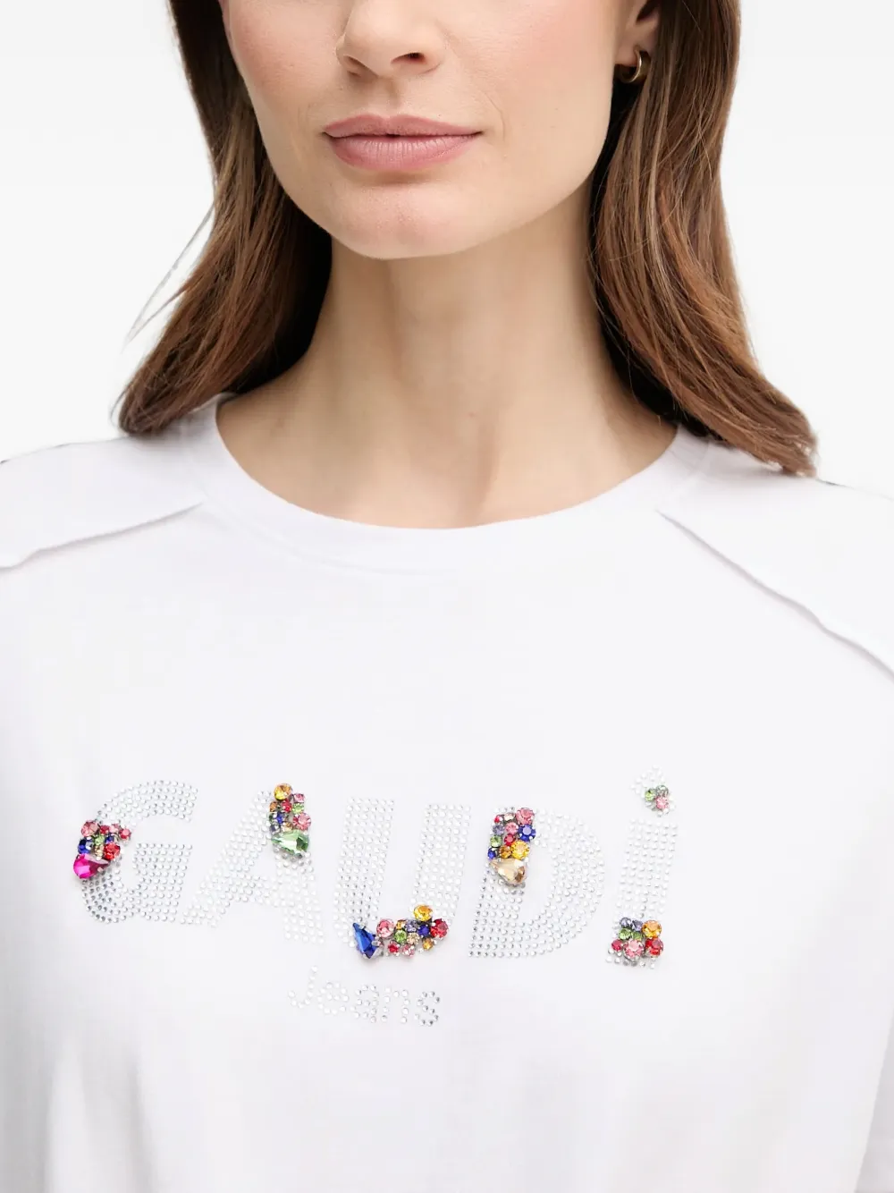 Gaudi T-shirt met korte mouwen Wit
