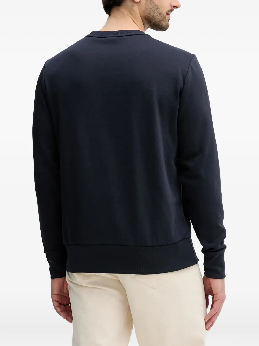 Gant Sweater met logoprint Blauw