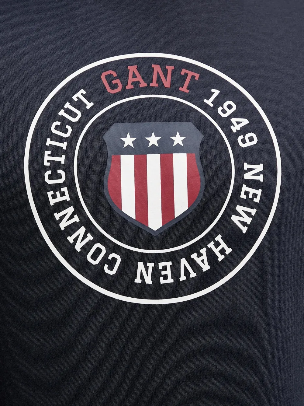 Gant Sweater met logoprint Blauw