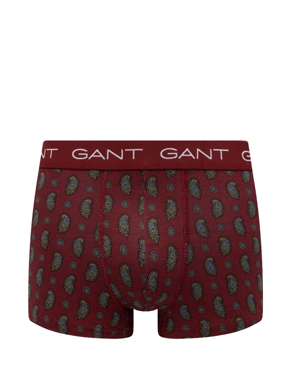Gant Drie boxershorts met paisley-print en logoband Rood