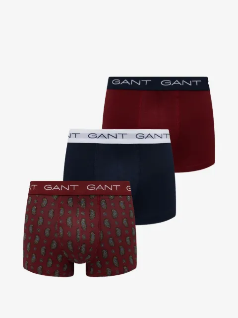 Gant paisley-print logo-waistband boxers (set of three)
