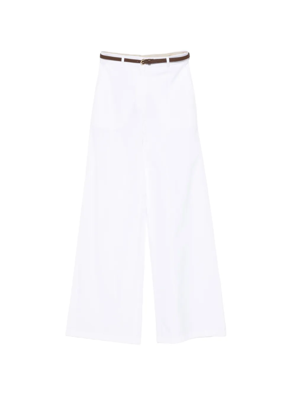 Max Mara belt trousers - White