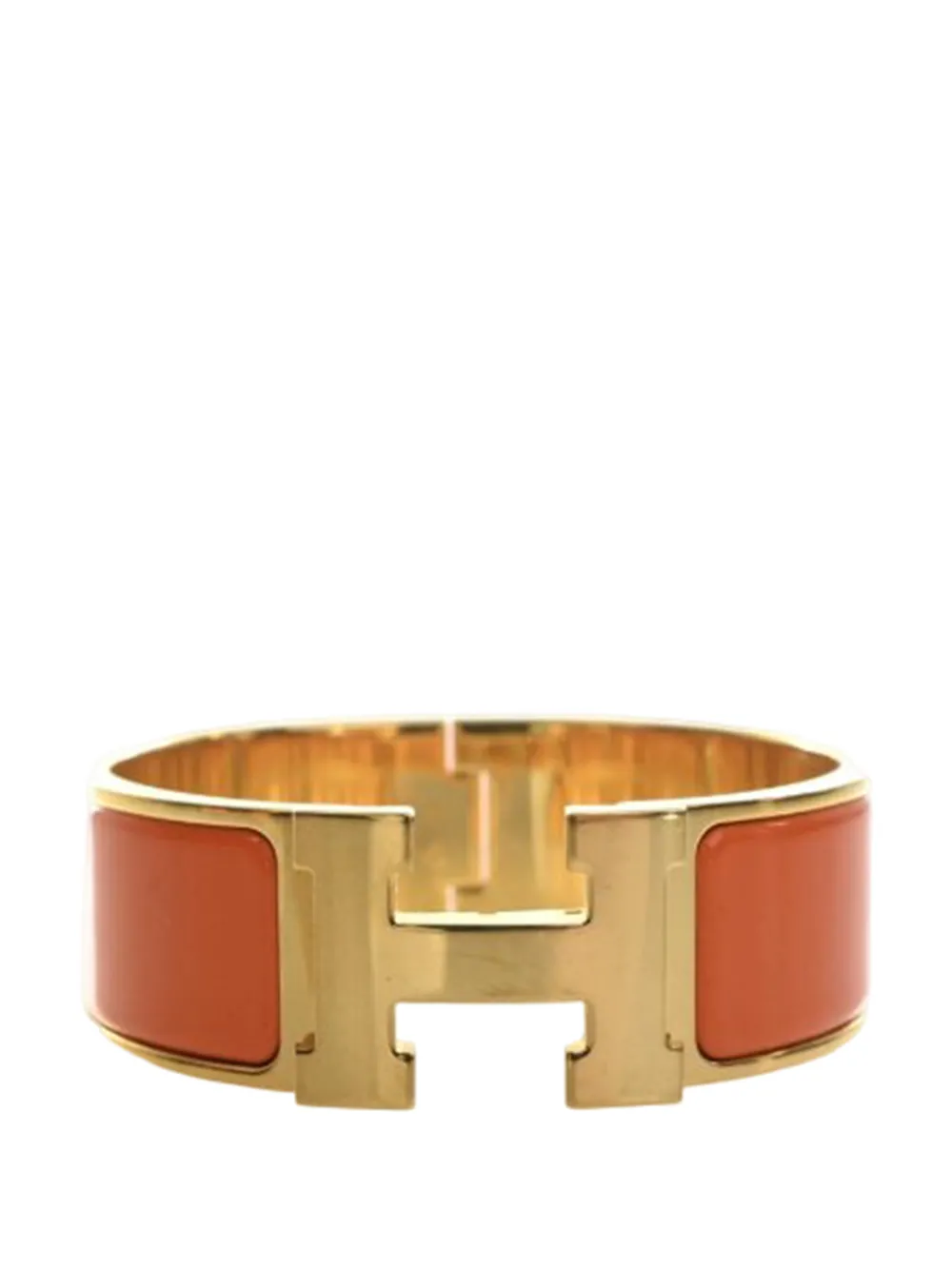 Hermès Pre-Owned 2010-2026 Enamel Clic Clac H Bracelet PM costume bracelet - Oro