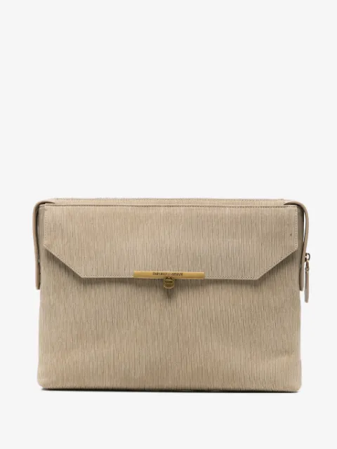 Emporio Armani ASV kuvertväska med manchestereffekt och logotypplakett