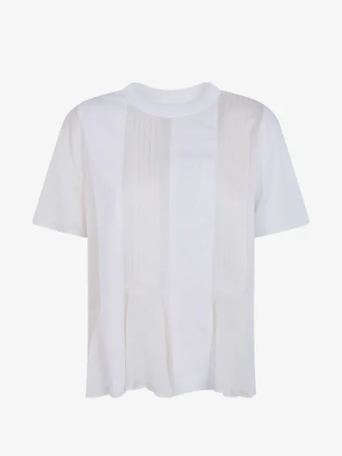 sacai panelled T-shirt