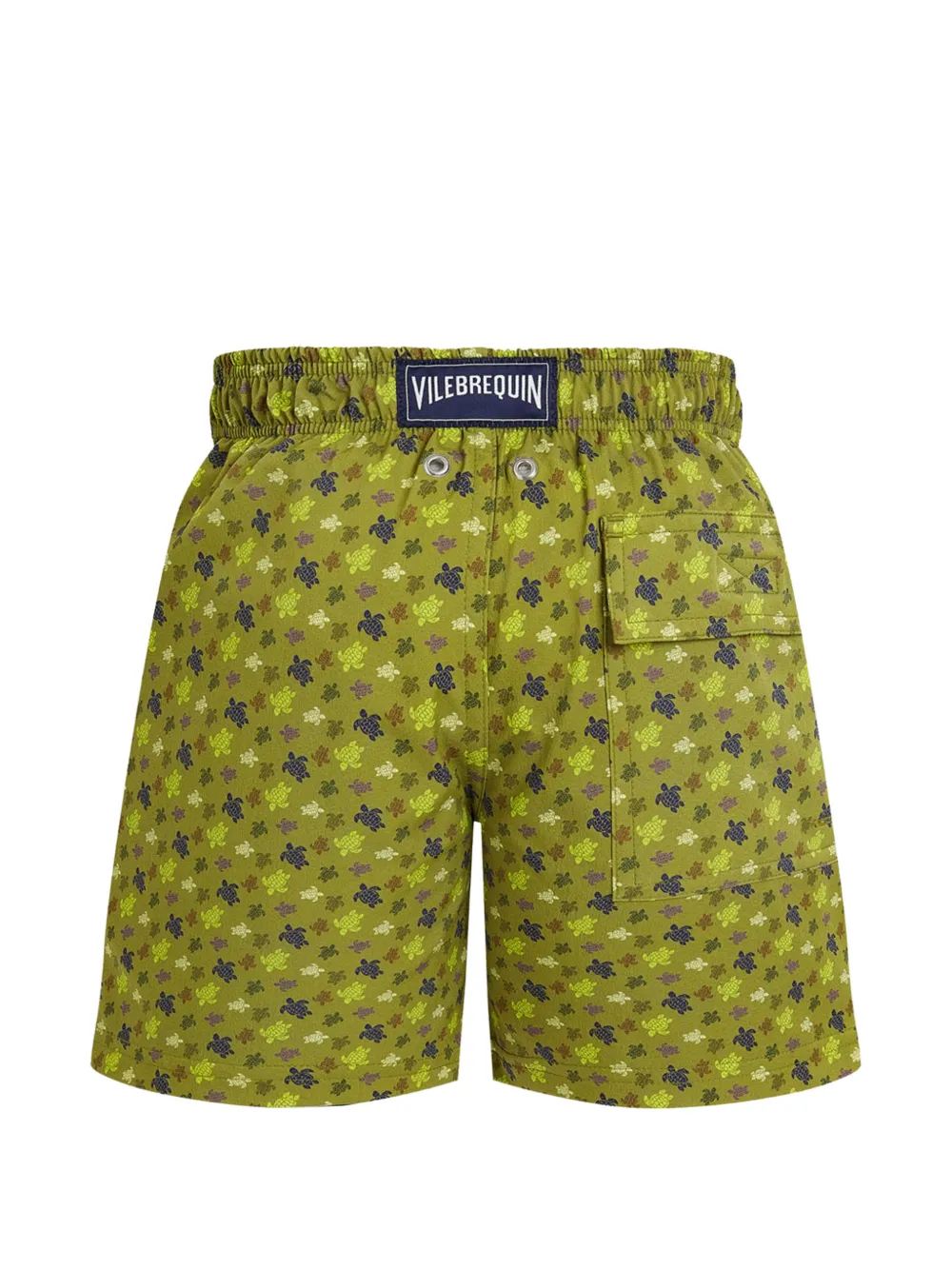 Vilebrequin Kids Zwembroek met schildpadprint Groen