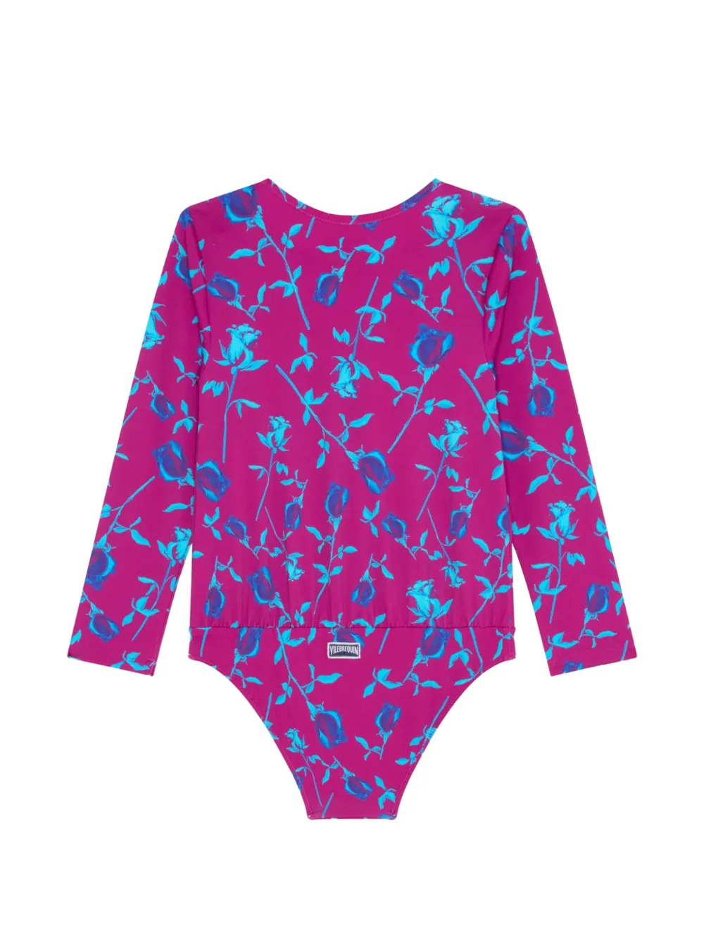 Vilebrequin Kids Badpak met lange mouwen en bloemenprint Roze