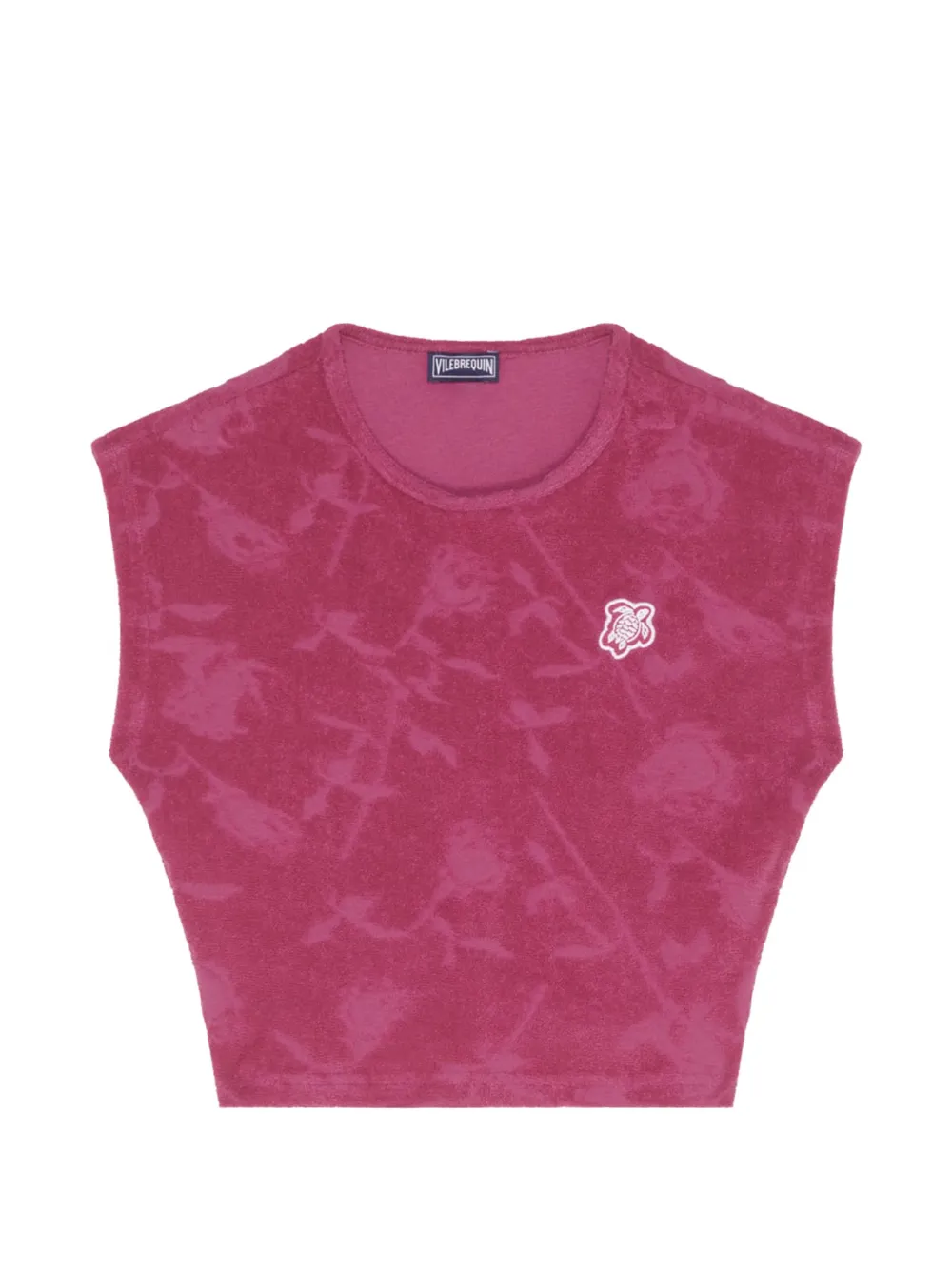 Vilebrequin Kids Terry embroidered-logo top - Rosa
