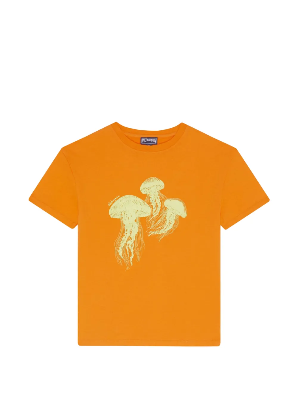 Vilebrequin Kids jellyfish-print T-shirt - Arancione