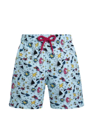 Vilebrequin Kids プリント スイムショーツ | ホワイト | FARFETCH JP
