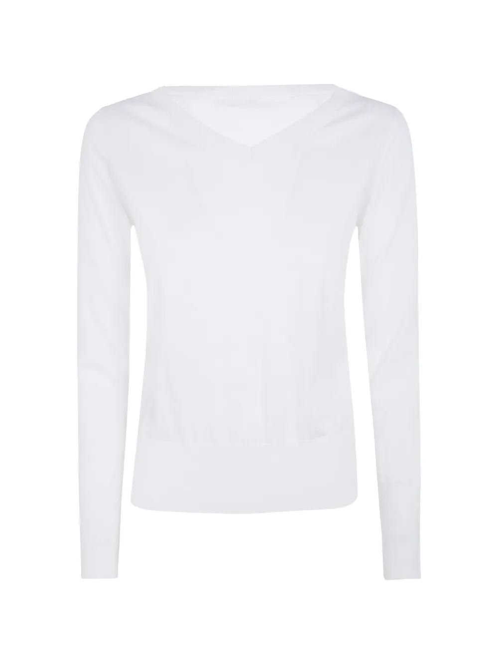 Rossopuro V-neck sweater - Weiß