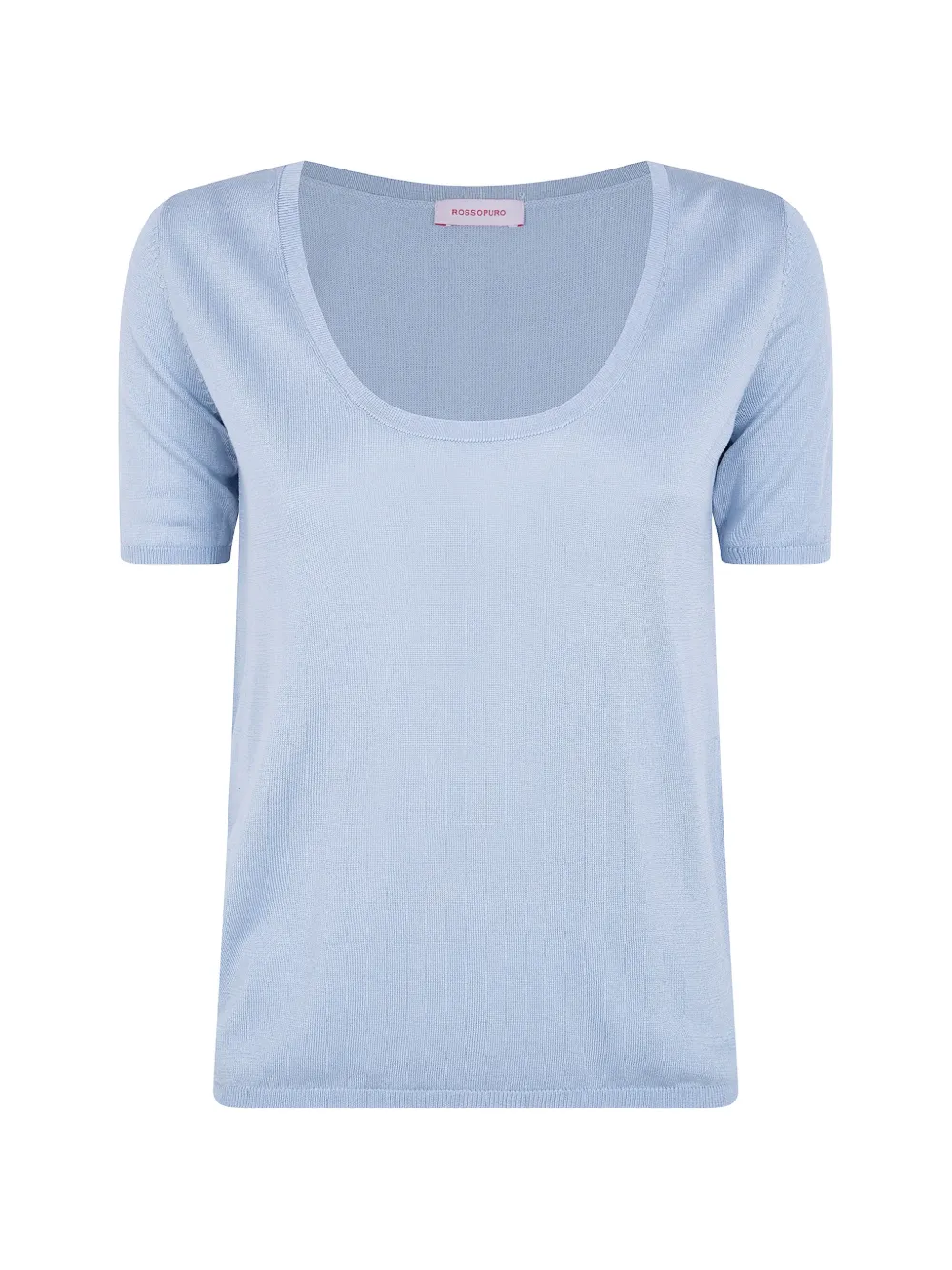 Rossopuro silk T-shirt - Blau