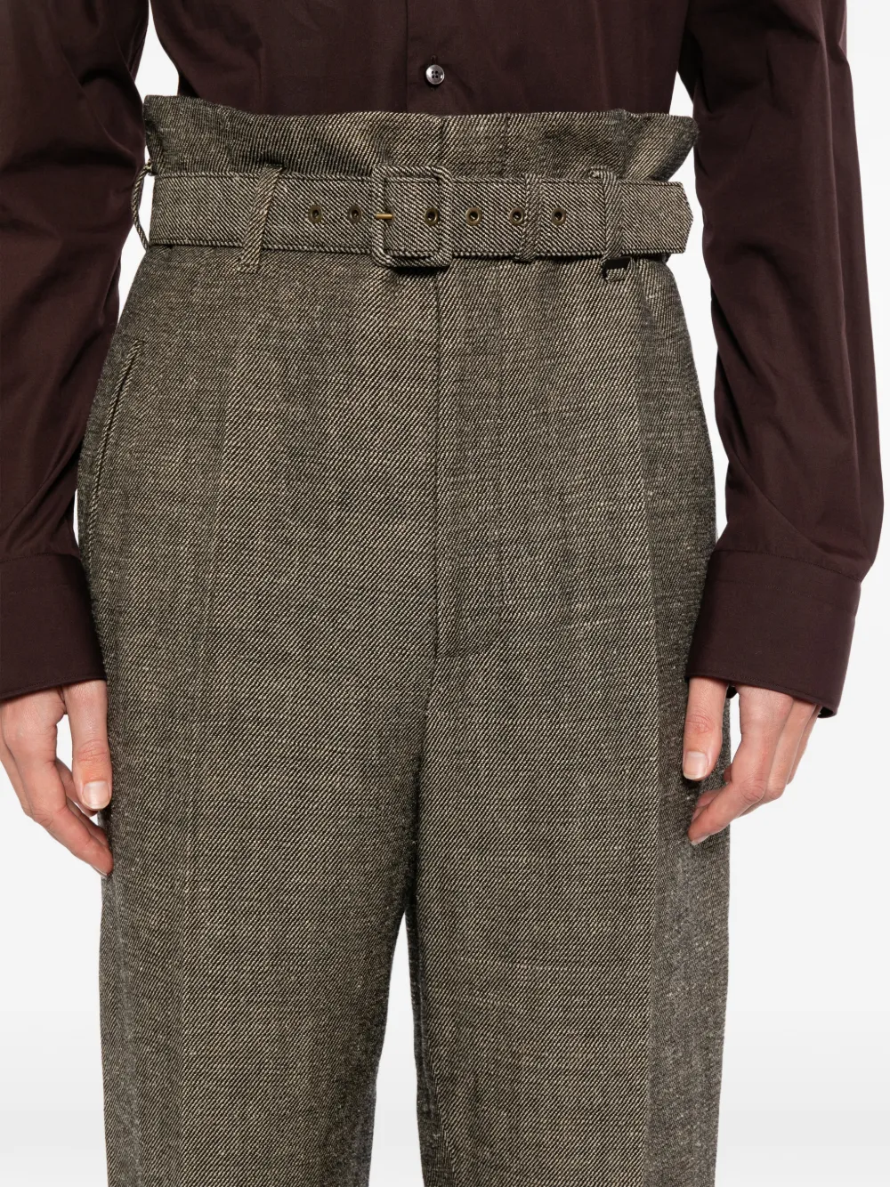 Vivienne Westwood Broek met ceintuur Bruin