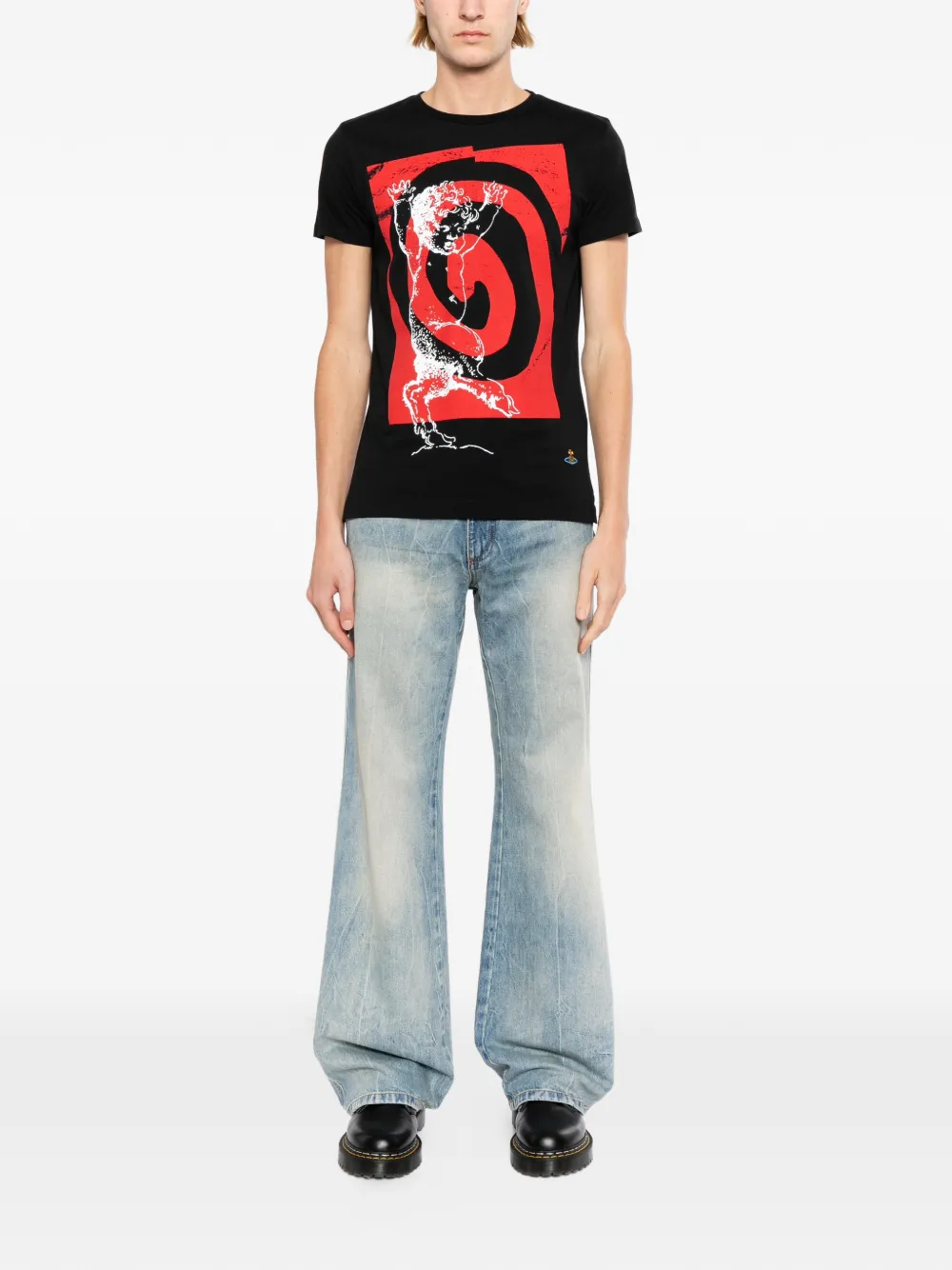 Vivienne Westwood Swirl Peru T-shirt Zwart