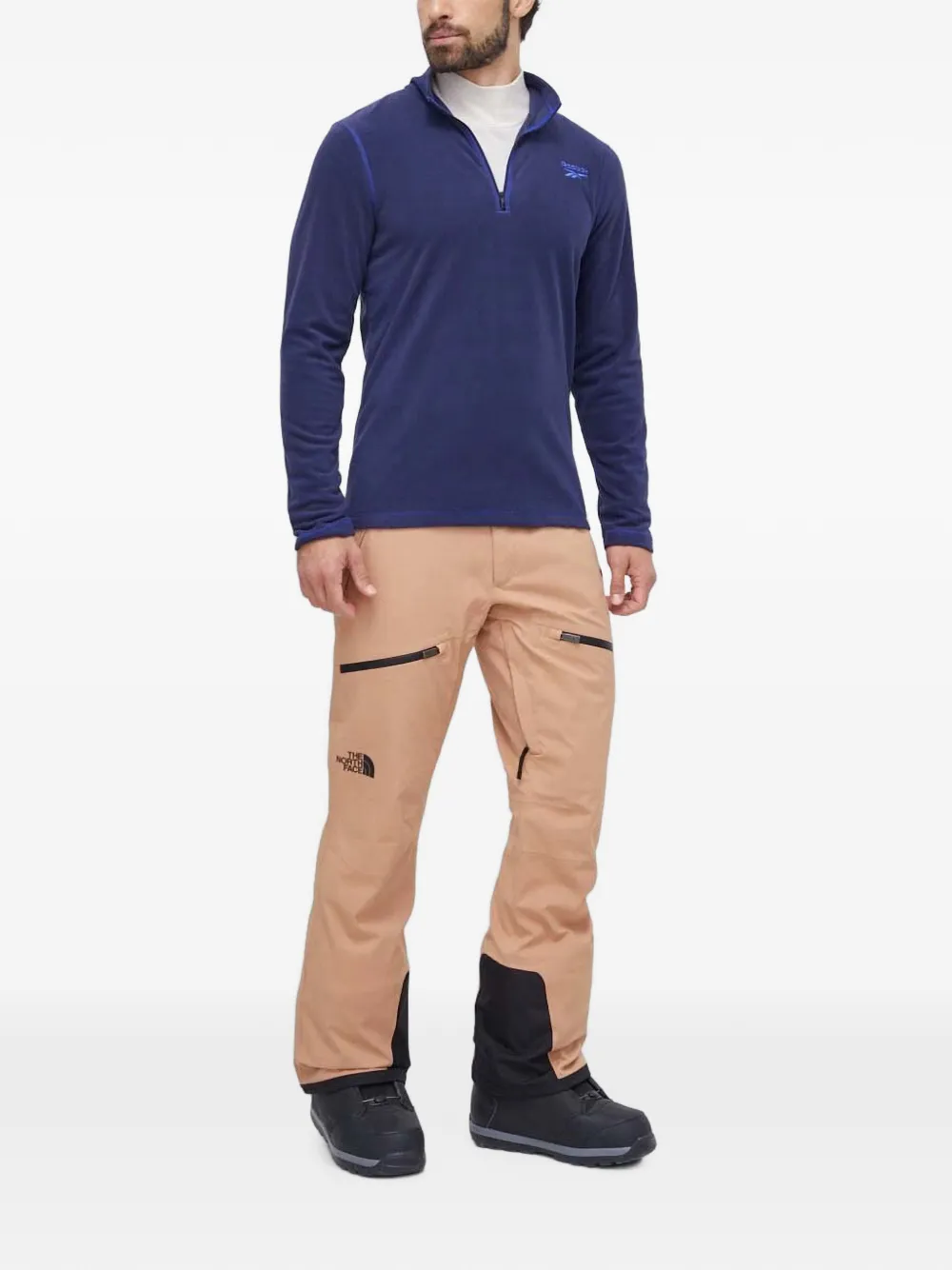 Reebok Sweater met logo Blauw