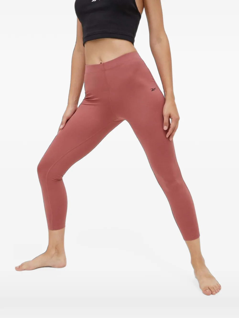 Reebok logo-detail leggings Roze