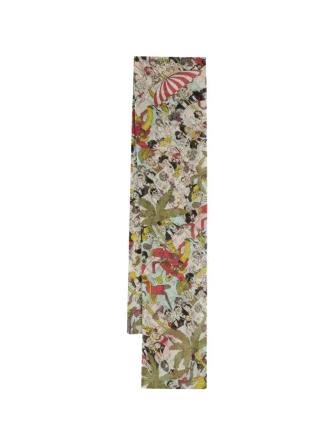 John Galliano Pre-Owned fular estampado