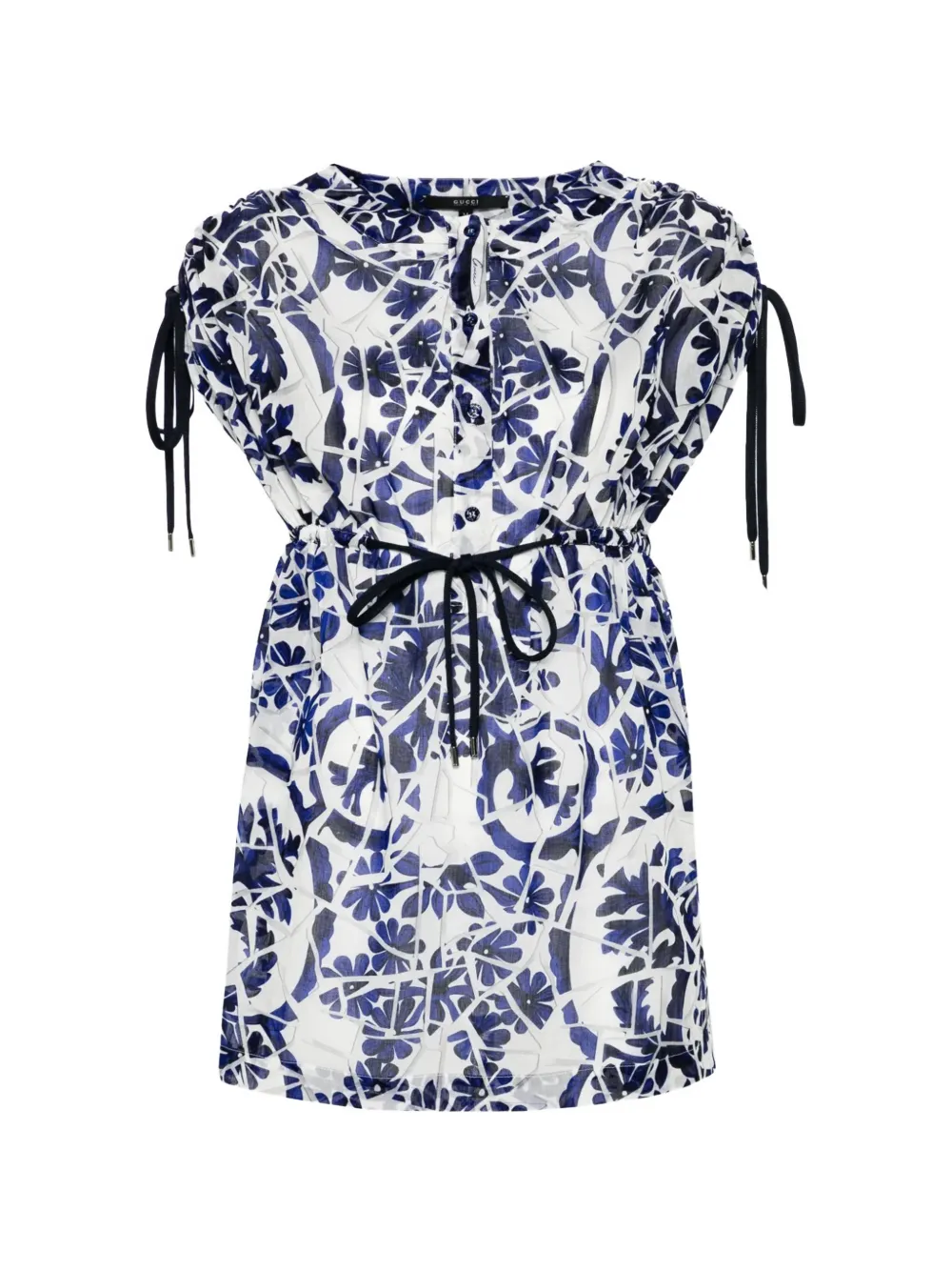 Gucci Pre-Owned floral print dress - Bianco