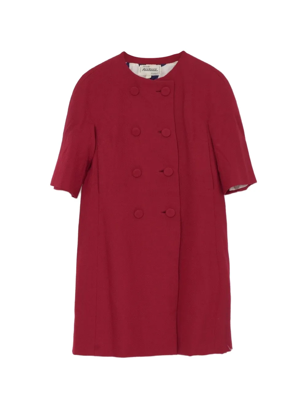 Sorelle Fontana Vintage Cappotto doppiopetto - Rosso